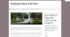 Desktop Screenshot of pathfindermotel.ca