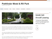 Tablet Screenshot of pathfindermotel.ca